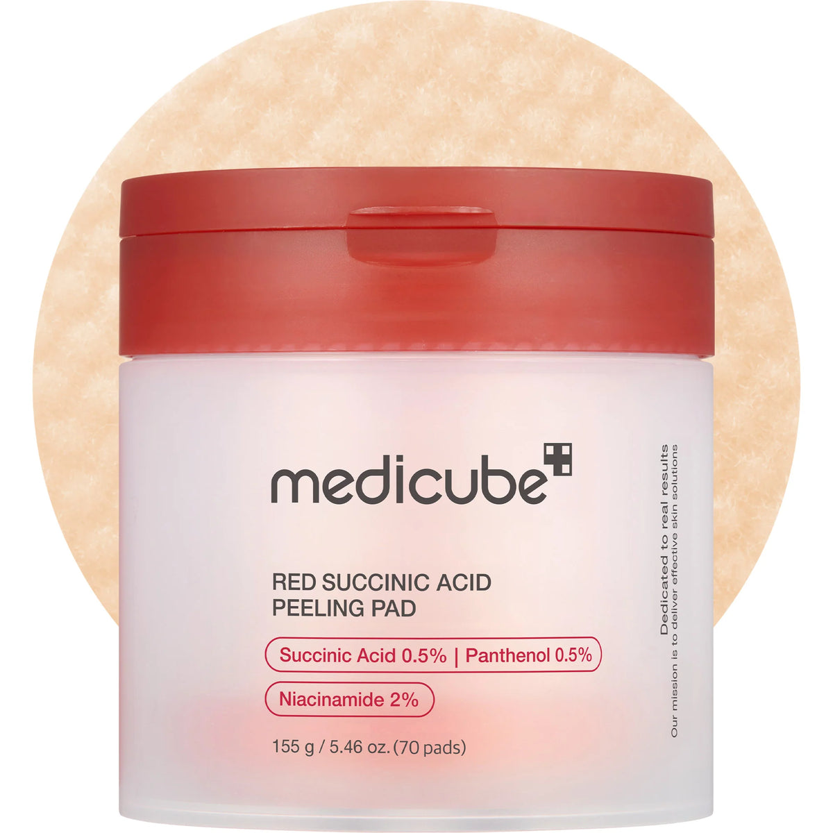 Red Succinic Acid Panthenol Pads
